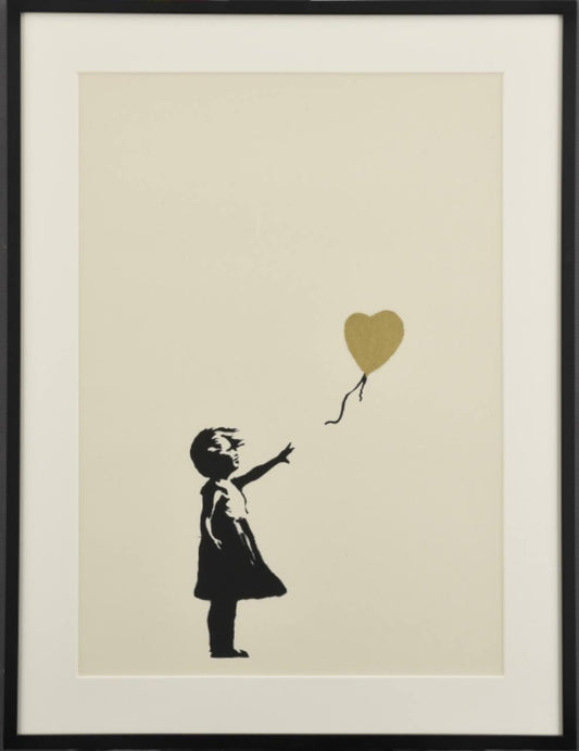 GIRL WITH GOLD BALLOON
