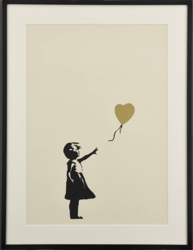 GIRL WITH GOLD BALLOON